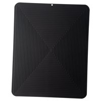 Bothyi - Alfombrilla De Silicona Para Secar Platos, Mantel Individual, Soporte Para Ollas, Alfombrilla Antideslizante Resistente Al Calor, Color Negro