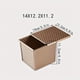 thumbnail image 1 of 1pc, Striped Loaf Pan, With Cover, 250g Bread Baking Mould, Square Cube Shaped Non-Stick Cake Toast Box With Lid, Baking Tool, Kitchen Gadgets, Kitchen Accessories, Household Items, 1 of 2
