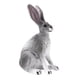 thumbnail image 3 of Figura De Conejo Realista Modelo De Zoológico De Animales De Granja Juguetes De Ense?anza Decoración De Mesa En Cuclillas Gris, 3 of 5