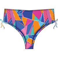 Samia - Bikini Calzón Cadera Ajustable Estampado Azul M