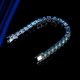 thumbnail image 4 of Pulseras de Moissanita Azul Verde de 3-6.5 Mm para Mujer 6-9 Pulgadas Color D VVS1 Pulsera de Diamante Pulsera de Tenis de Moissanita de Plata Esterlina S925 con Certificado, 4 of 9