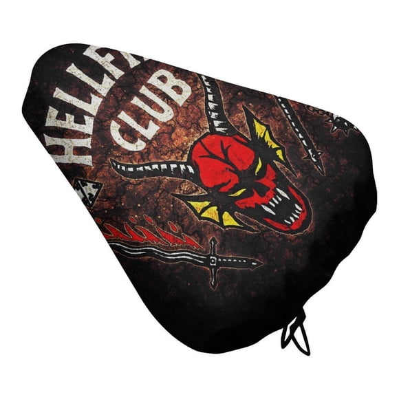 The Hellfire Club Funda de Asiento de Bicicleta Impermeable, Cojín Elástico Suave, Protector contra Lluvia, Polvo y UV