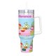 thumbnail image 2 of Aventura con los Choopies Vaso aislado de acero inoxidable con asa, diseño temático, regalo para familia, amigos y fans; incluye pajita y encaja en el portavasos estándar, 40 oz, 2 of 6