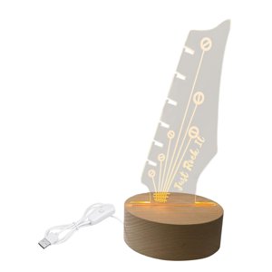 Bothyi - Soporte Para Púas De Guitarra Con Capacidad Para 6 Púas, Novedoso Soporte Para Púas Con Led, Decorativo