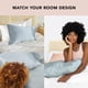 thumbnail image 4 of Funda De Almohada Satin Haze Blue Queen Tamaño 50 X 66 Cm Paquete De 2, 4 of 9
