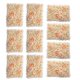 thumbnail image 4 of 10 unids flor artificial panel de pared boda lugar tienda ventana decoración naranja, 4 of 5