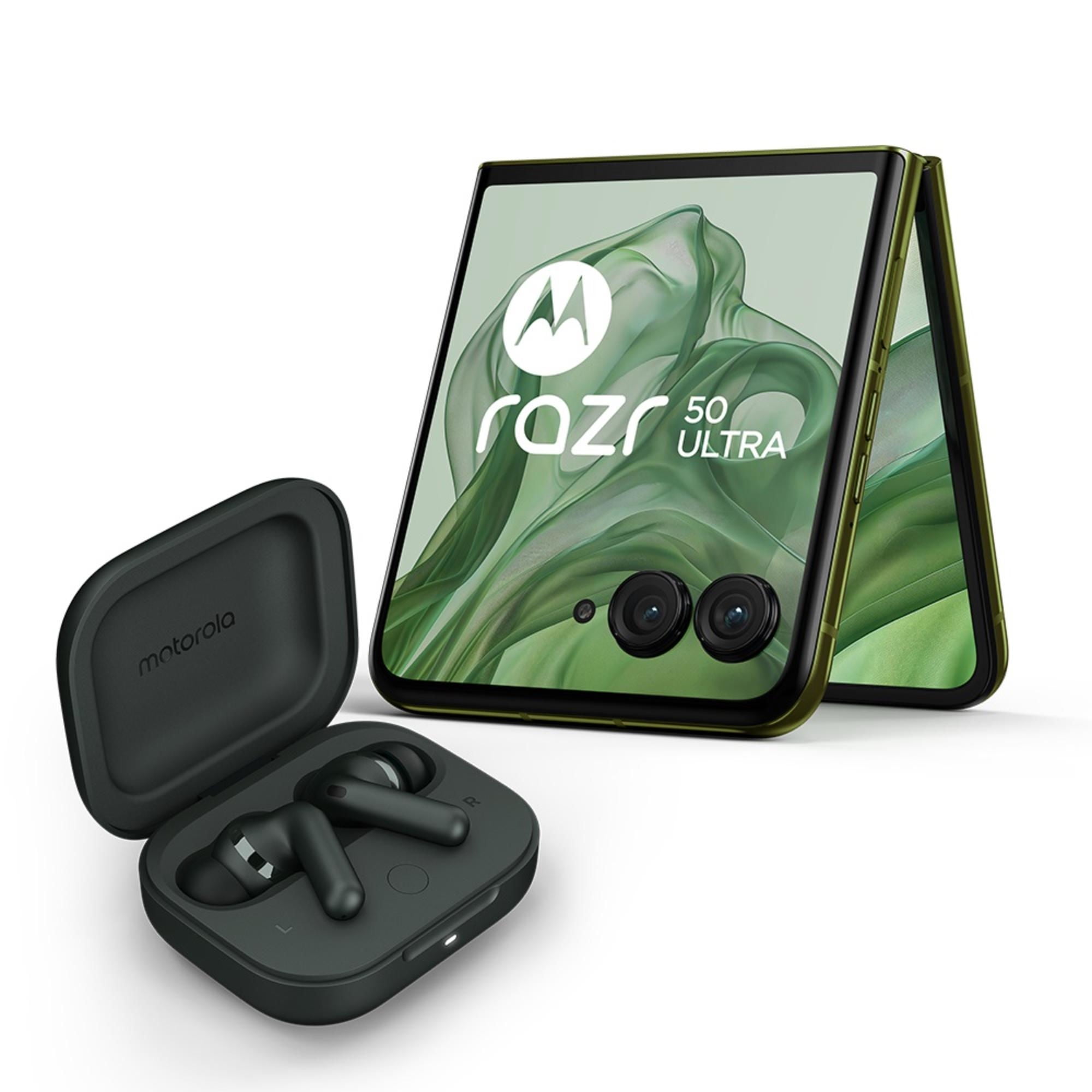 Motorola - Smartphone Razr 50 Ultra 5G 512Gb Verde + Audifonos
