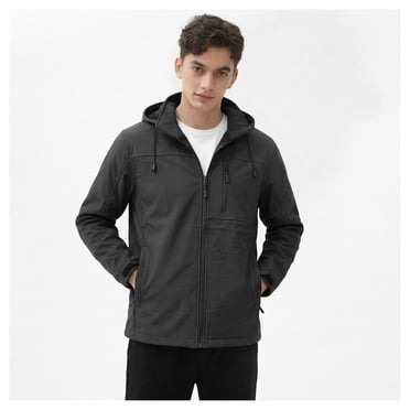 Chaqueta Softshell Termico Con Micropolar Corporativo Hombre negro 3XL