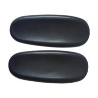 Magideal - Con Tornillo 2 Piezas Codo Almohada Fundas Para Reposabrazos Accesorio Funda De Cuero Pu Impermeable Cojines Cojín Reposabrazos Para Silla Para Juegos