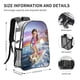 thumbnail image 2 of Muñeca American Girlmochila Transparente Temática Resistente Y Duradera Bolsa See through Para Trabajo Deporte Universidad Y Viaje 31 × 43 Cm, 2 of 6