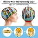 thumbnail image 3 of Jools TV Gorro de Natación de Licra, Gorro de Baño de Tela Cómoda, Gorro Elástico Antideslizante para Hombres, Mujeres y Niños, 3 of 6