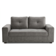 thumbnail image 2 of Sofa Praga 2 Cuerpos Felpa Gris, 2 of 3