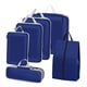 thumbnail image 5 of 6x Bolsas Organizadoras De Equipaje Esenciales De Viaje Bolsas Organizadoras De Equipaje De Viaje Azul, 5 of 5