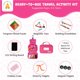 thumbnail image 4 of Kit de actividades de viaje Happy Little Traveler con bolsa colgante, 4 of 9