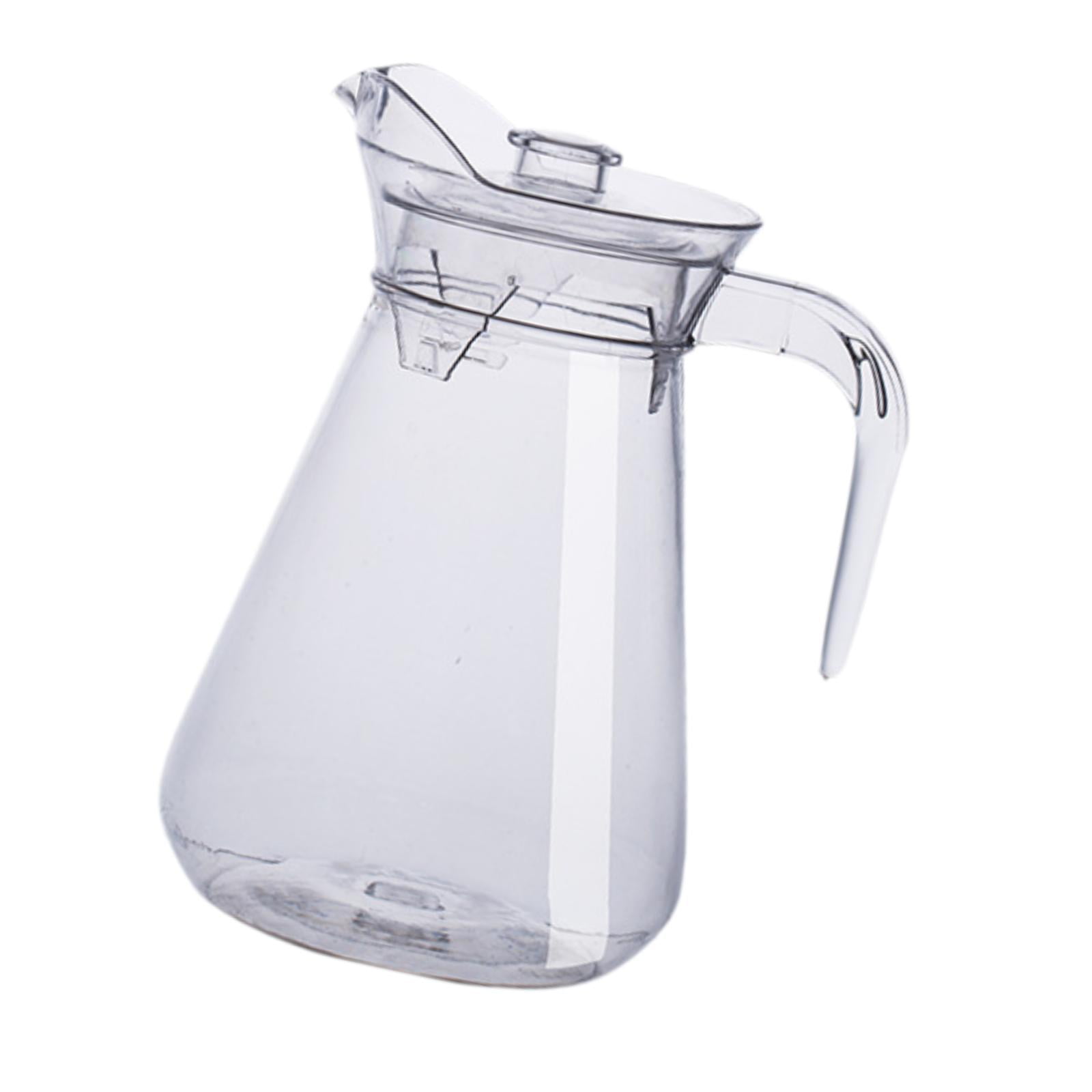 Magideal - Jarra De Agua De 1500ml, Dispensador De Bebidas Acrílico, Jarra Para Agua Fría, Jarra Para Bebidas Con Tapa Para Fiesta, Leche, Té Helado, Cócteles,