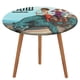 thumbnail image 1 of Iyanu theme Fitted Round Tablecloths Elastic Edged Table Covers Waterproof Table Cloth For Kitchen Holiday Party Tables Decor 120cm, 1 of 6
