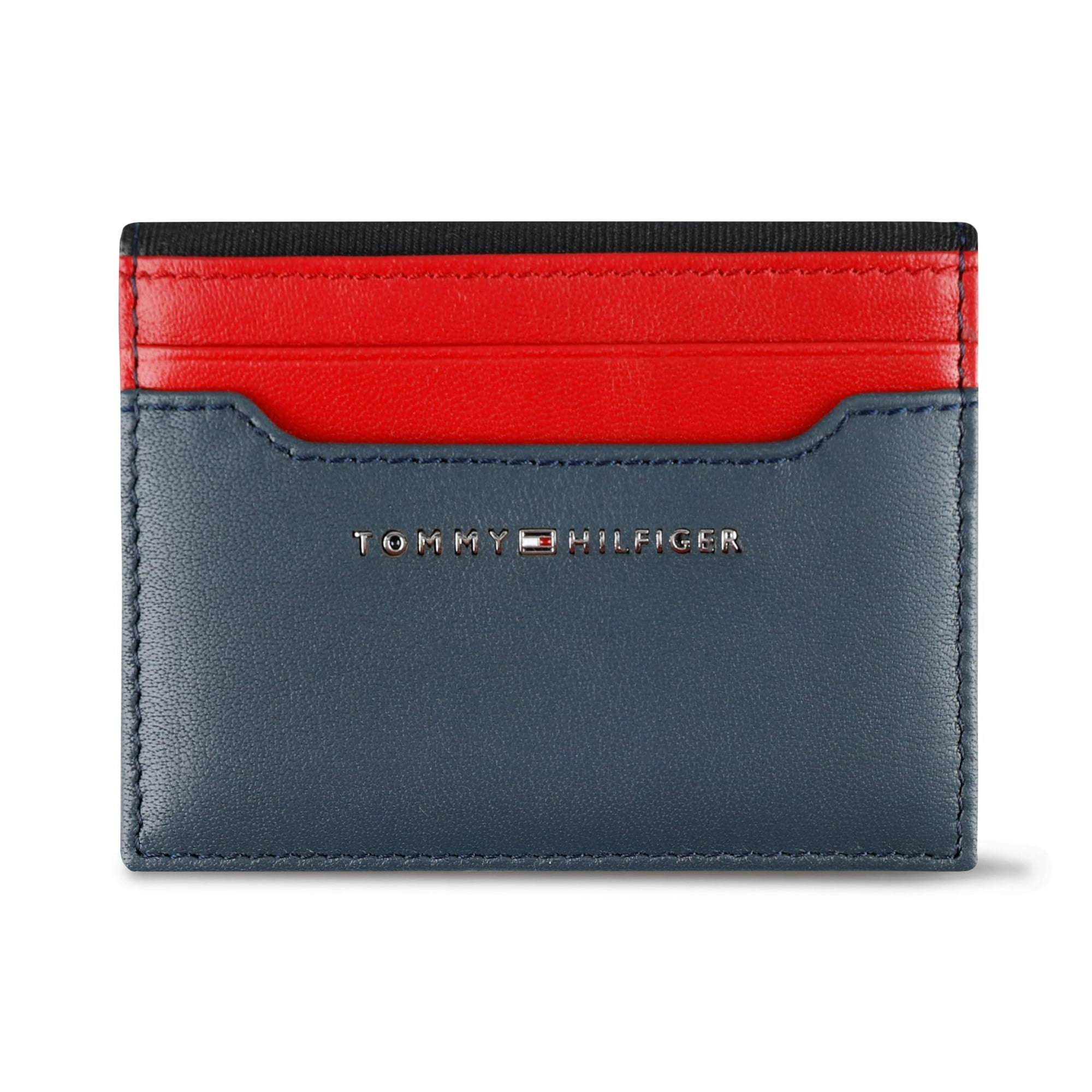 Cartera Tommy Hilfiger Rfid Compacta Reversible Para Hombre