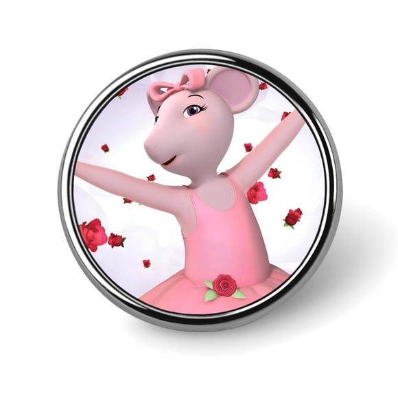 Insignia de Botón Desmarcar Angelina Ballerina 2.8 cm