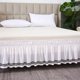 thumbnail image 2 of suxuMhao Faldón para Cama Queen - Faldón Elástico Envolvente para Cama Queen, Transpirable y Resistente a las Arrugas, Estilo a Rayas Desmontable, Se Ajusta a Camas Tamaño Queen de 60x80 Pulgadas, 2 of 3