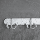 thumbnail image 2 of Perchero De Pared Acero Inoxidable 6 Ganchos Doble Multiuso, 2 of 6