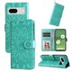 thumbnail image 4 of Funda tipo cartera FOXDOCK para Google Pixel 7 , diseño girasol en relieve, cuero PU, cierre magnético, soporte y tarjetero, 4 of 5