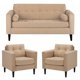 thumbnail image 1 of Sofa Retro 3 Cuerpos 1-1 Felpa Beige, 1 of 5