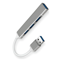 Cubinexus - Hub Usb Tipo C 4 Puertos 3.0 Adaptador Alta Calidad Cubinexu Hub Usb 4 Puerto Usb 3.0