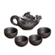 thumbnail image 2 of Juego De Té De Kung Fu Portátil Resistente Al Calor Para El Hogar Para El Salón De Té Del Hotel Al Aire Libre Negro, 2 of 5
