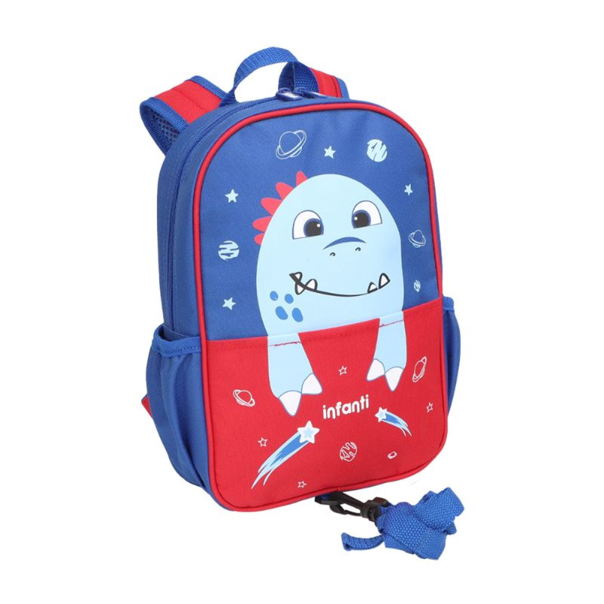Mochila Con Arnes Dino Multicolor