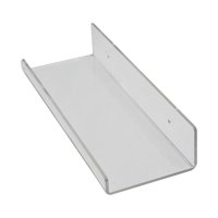 Magideal - Estante De Pared Flotante De Acrílico Con Agujeros, Elegante, Fácil Instalación, Grueso, Estable, Sin Perforaciones, Baño Transparente, Inodoro, Hogar