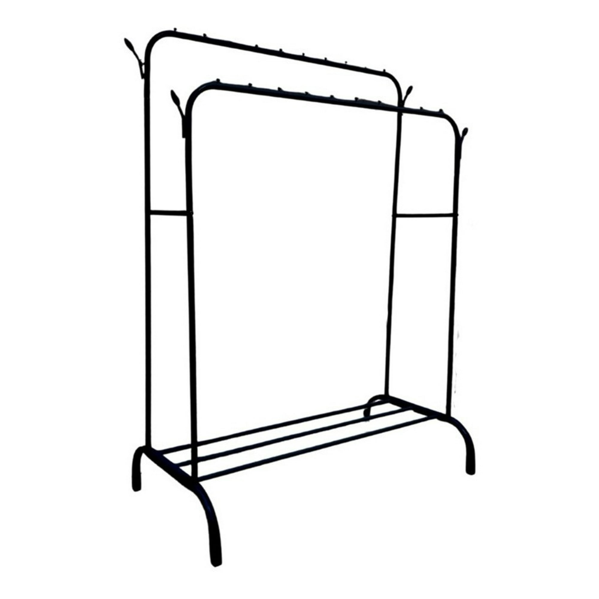 Genérico - Perchero Metalico Doble Closet Exhibicion Organizador Hogar