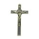 thumbnail image 2 of Figura de Crucifijo Católico de Metal para Decoración de Pared, Resistente Al Desgaste, para El Hogar, Adorno Práctico, Cruz de Pared para Puerta, Ven Bronce negro, 2 of 5