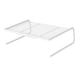 thumbnail image 3 of Organizador De Escritorio Con Soporte Para Monitor De Malla Metálica Para Consola De Juegos, TV, Monitor De Computadora, Pequeño, Blanco, 3 of 3