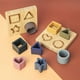 thumbnail image 2 of Baby Toys Silicone Blocks & Wood Pad Jigsaw Puzzle Games TYRY.HU 3D Puzzle Montessori Toys Sorting Math Preschool Educational Teether Toy Geometry Early Learning For Kids Toddler Babies Motor Skills, 2 of 5
