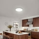 thumbnail image 2 of Lámpara de techo LED redonda para baño, IP54, resistente al agua, 6500 K, luz blanca fría, moderna, para baño, dormitorio, cocina, salón, balcón, 30 W, diámetro 30 cm., 2 of 8