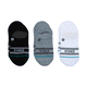 thumbnail image 1 of Stance Sock Men Basic 3 Pack No Show Black Grey White, 1 of 2