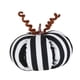 thumbnail image 3 of Adorno De Calabaza De Otoño, Decoración De Acción De Gracias Para Chimenea De Entrada De Escritorio, Negro, Blanco A, 3 of 3