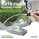 thumbnail image 2 of Cable Ethernet GEARit Cat6 para exterior, plano, 200 pies, 10 Gbps, 2 of 8