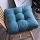 thumbnail image 1 of Xiao Hua Cojín Cuadrado Grueso Azul para Silla de Comedor -2 Piezas, Cojín de Encaje Suave Que Reduce la Presión, Cojín Antideslizante para Silla de Comedor para Sala de Estar Silla de Ocio, 17.72 X, 1 of 4