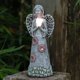 thumbnail image 1 of Estatua Solar De Ángel De Garden Sculpture Con Decoración De Resina, 1 of 8