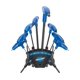 thumbnail image 2 of Juego de llaves hexagonales Park Tool PH-1.2 con mango en P con soporte azul, 2 of 3
