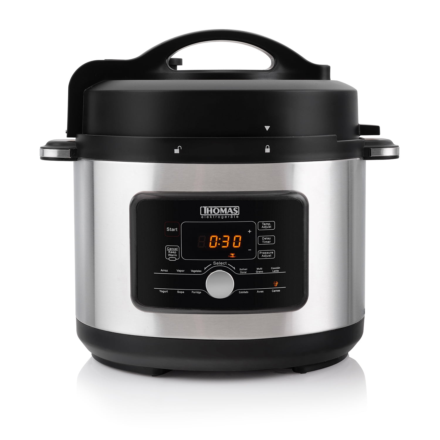 Thomas - Olla A Presión Th-40pc Plateado