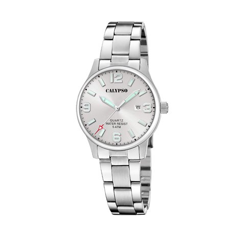 Reloj K5861/2 Calypso Plateado Mujer Basic