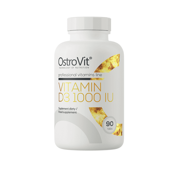 Vitamina D3 1000 Iu, 90 tabs, Ostrovit
