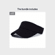 thumbnail image 1 of Candy-Colored Summer Visor Hat - Elegant, Lightweight Sunscreen UV Protection for Women's Beach Days!, 1 of 5