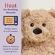 thumbnail image 4 of Peluche Warmies Junior, oso marrón rizado, apto para microondas, 4 of 7
