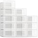 thumbnail image 1 of Caja Organizadora de Zapatos SEE SPRING Grande Paquete de 12 Plástico Transparente, 1 of 8