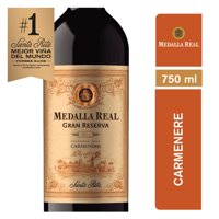 Vino Tinto Medalla Real Reserva Carmenere Botella