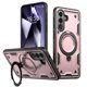 thumbnail image 1 of Para Samsung Galaxy A57 5G Funda con Soporte de Anillo en O Magnético Invisible, Funda de Teléfono a Prueba de Golpes, Oro Rosa, para Galaxy A57 5G, 1 of 6