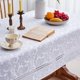 thumbnail image 4 of Mantel EHouseHome 152 × 305 cm Blanco con Encaje Impermeable, 4 of 7